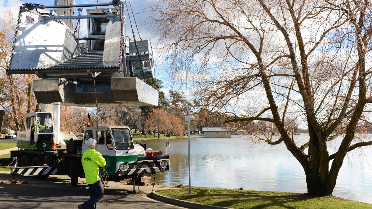 'Chopper Weed' gets ready for its first outing on the lake back in 2012. Photo: Kate Healy. 