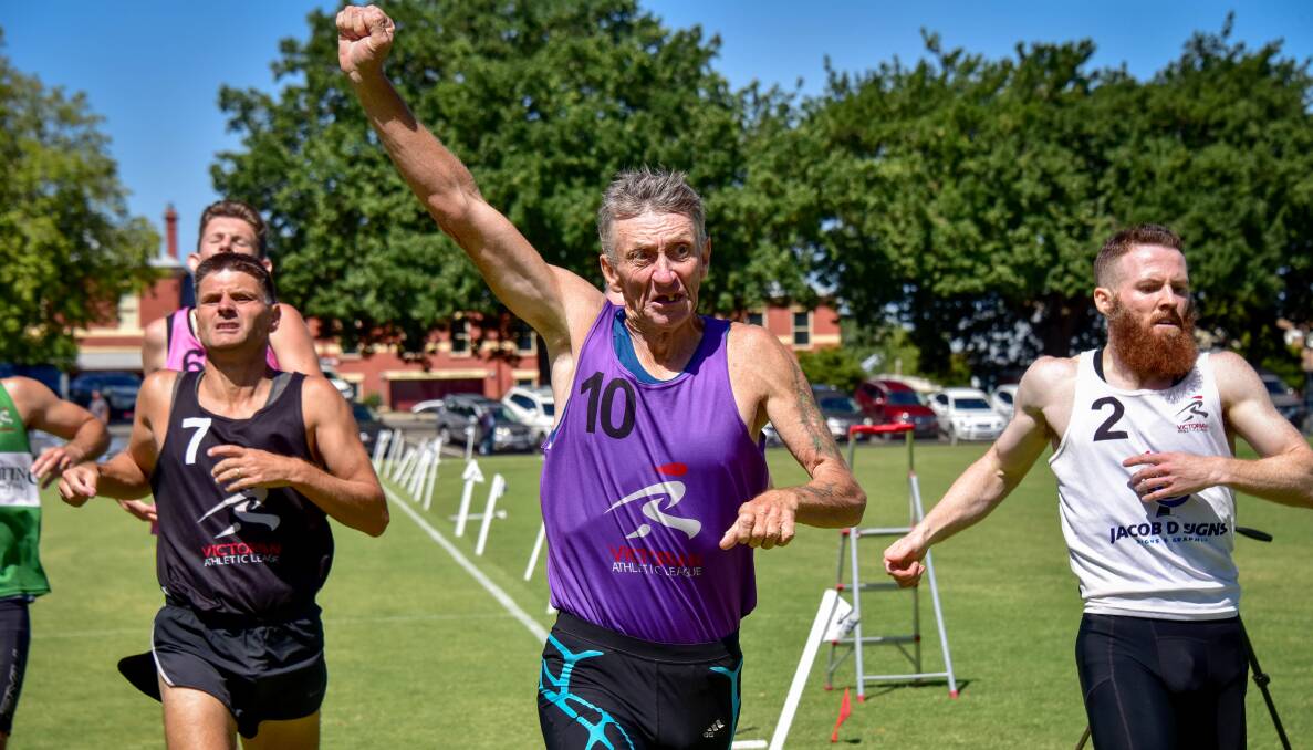 WINNING: The Ballarat Gift in action at the Eastern Oval in 2019. Picture: Brendan McCarthy.