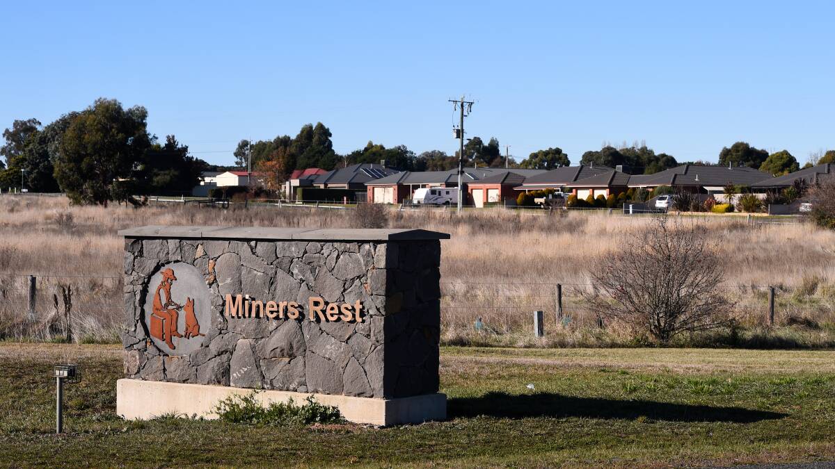 The township plan for Miners Rest was finalised in late 2019