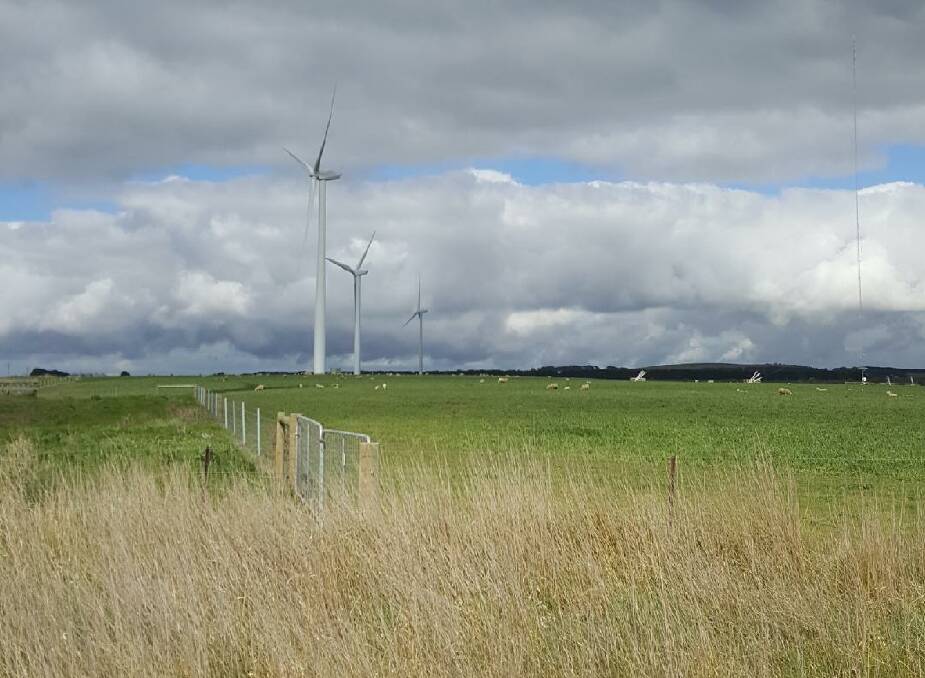 DRAFTED IN: A view over the Yaloak South wind farm. Picture: Kevin Ramholdt