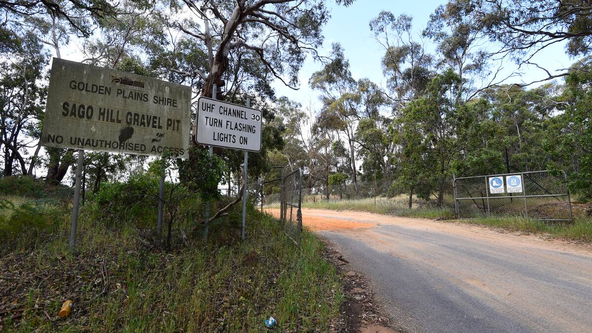 TRAFFIC CONCERNS: A quarry entrance on Bells Road, the subject of a controversial application to change the way truck traffic can use local routes. Picture: Adam Trafford. 