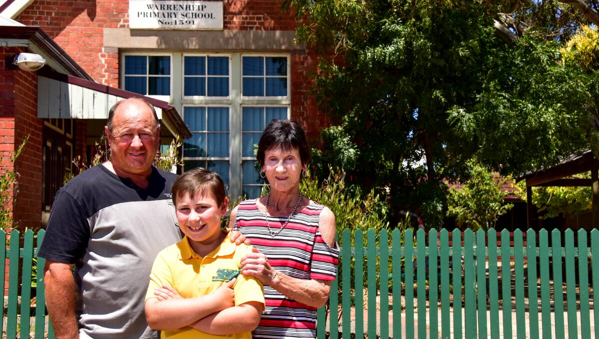 TALKIN' 'BOUT YOUR GENERATION: The Blackmore family (from left: Jamie, Zachary and Jenny) have a long record at Warrenheip Primary. Picture: Brendan McCarthy