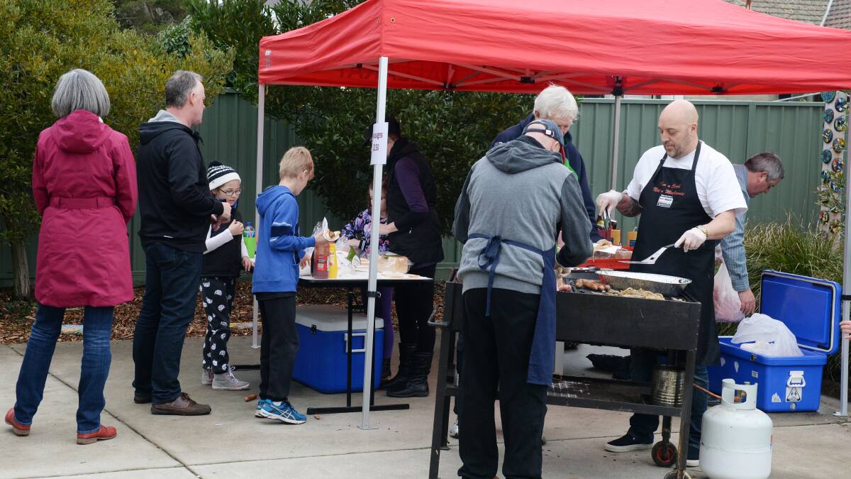 It's sausage sizzle time: Ballaratians will head to the polls on May 18 along with the rest of Australia. Photo: Kate Healy. 