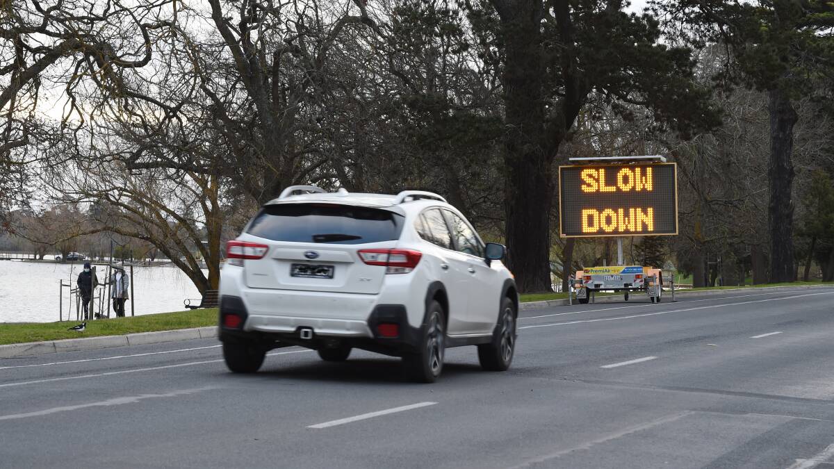 WARNING: Data suggests most drivers currently travel faster than the speed limit. Picture: Kate Healy.