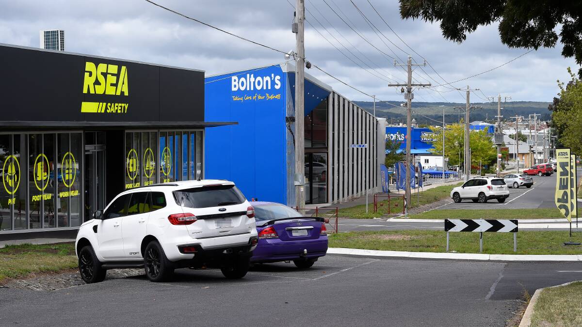 STORED UP: RSEA and Bolton's are new faces on the retail strip by the side of Creswick Road. Picture: Adam Trafford. 