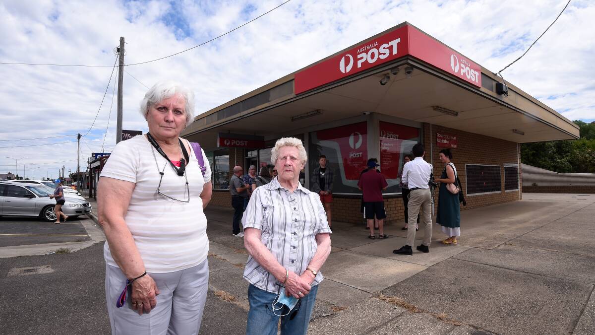 Theresia Houghton, left, and Joan Brown, are among the Sebastopol residents who will be affected by the closure. Picture: Adam Trafford. 