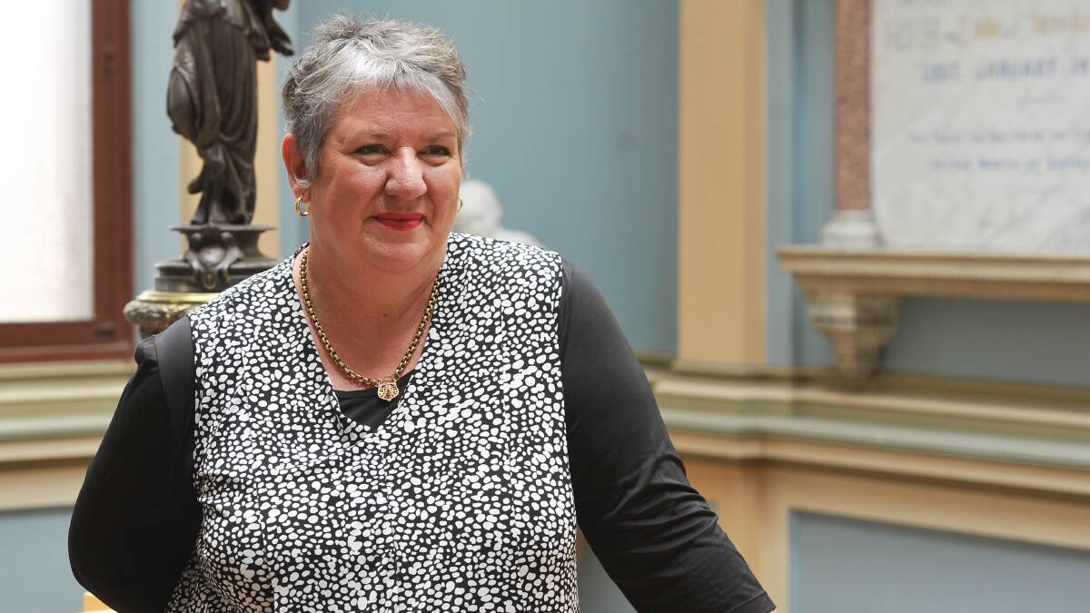 Justine Linley shortly after she began her role as the City of Ballarat CEO in 2016