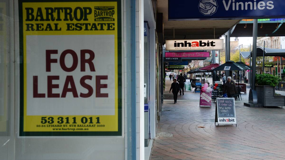 Vacant shops are an increasing issue in the mall. Photo: Kate Healy. 
