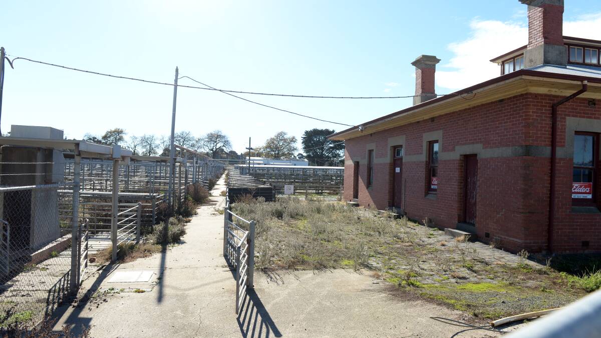 The old saleyards. Picture: Kate Healy.