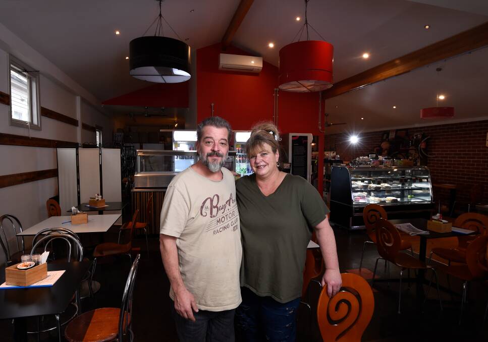 CHANGING TASTES: Michael Dellis and Tina Fisher have put forward new plans for their Food Seduction cafe and restaurant on Doveton Street North. Picture: Adam Trafford