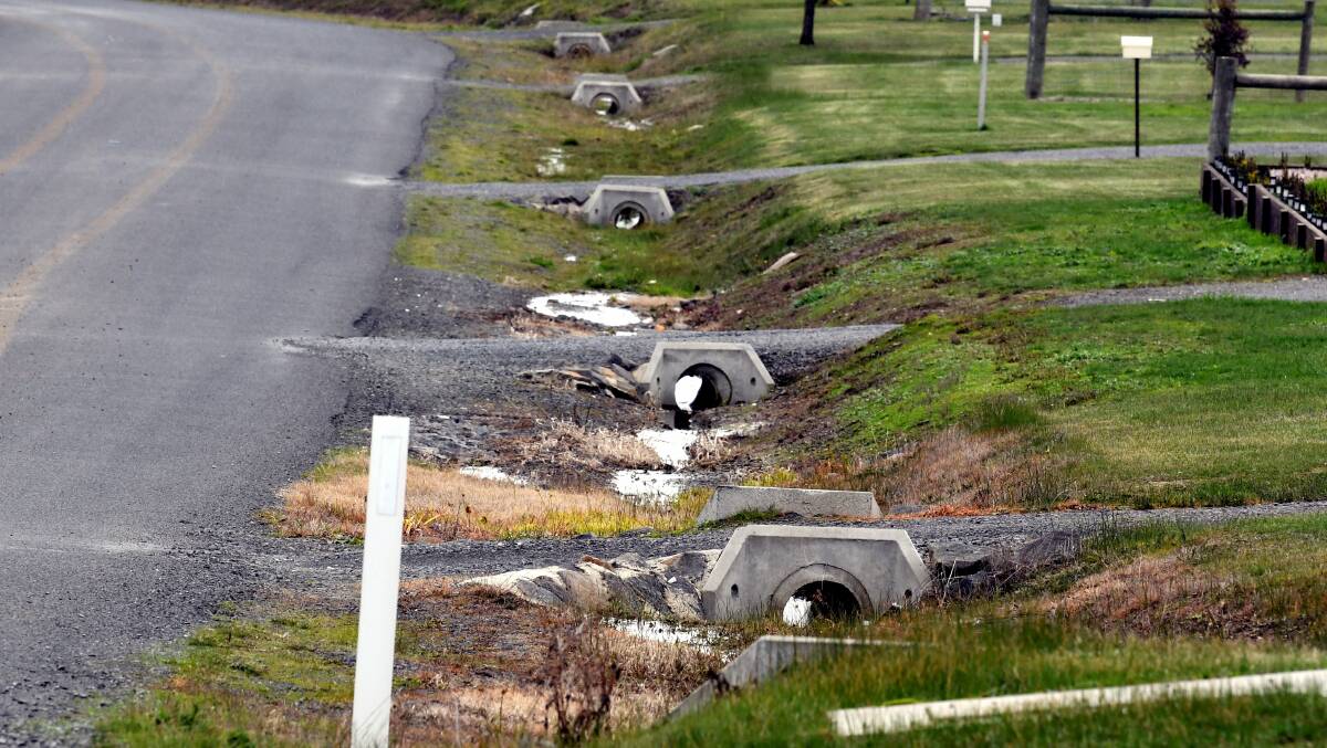 DRAINS UNDER STRAIN: Following complaints from residents, council has agreed to carry out work improving the area's infrastructure. Picture: Lachlan Bence. 