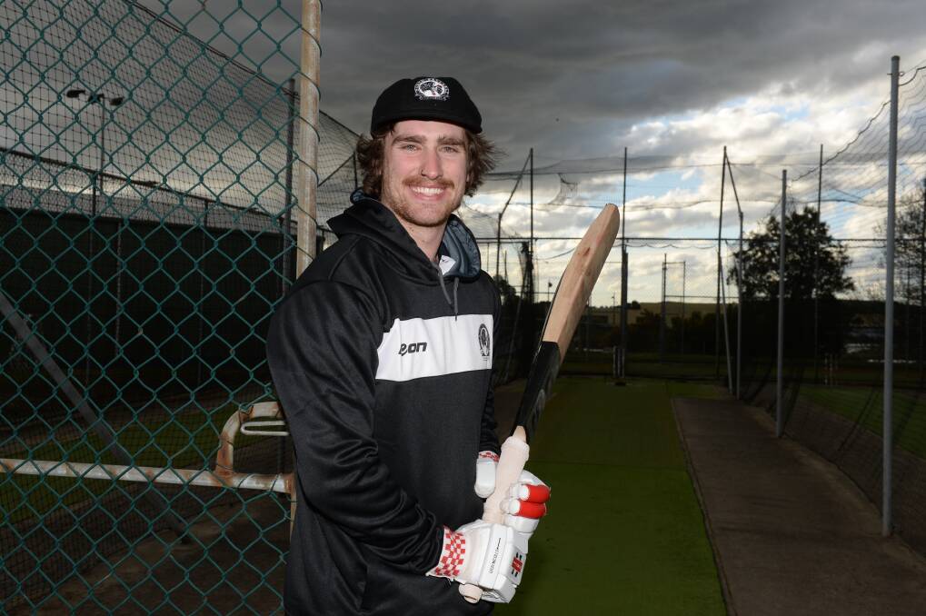 RECRUIT: Jonah Healy will write a new chapter with North Ballarat in the 2020-21 Ballarat Cricket Association season. Picture: Kate Healy