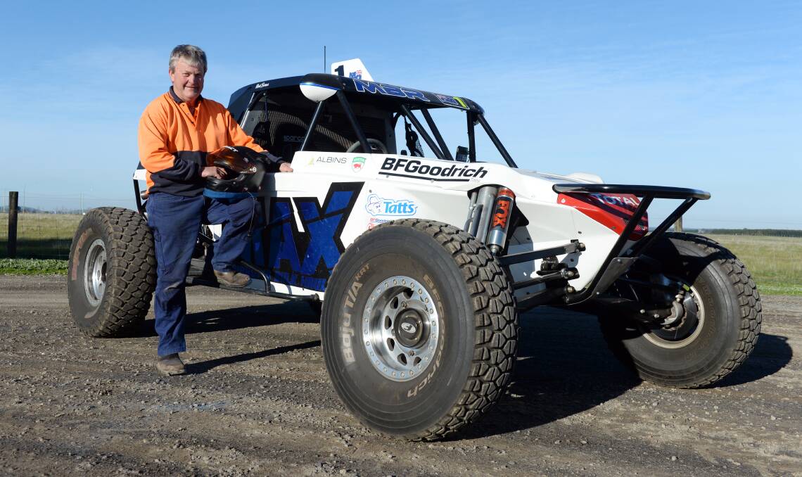 REVVED UP: Burrumbeet local Mark Burrows will compete in Australia's most gruelling off-road race in 2021. Picture: Kate Healy