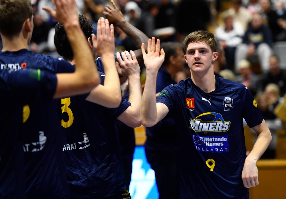 SENIOR: Zach Dunmore suiting up for the Ballarat Miners in NBL1 2019. Picture: Adam Trafford