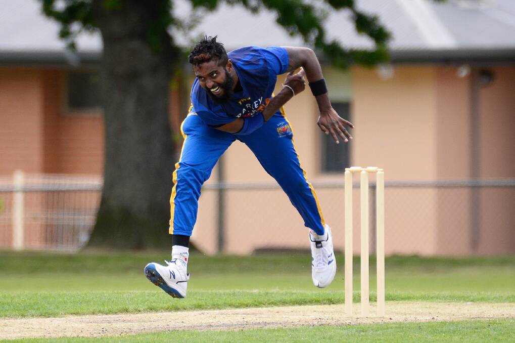Madushanka Ekanayaka bowled three maiden overs for Darley