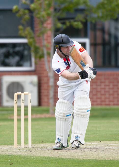 ADMIRABLE EFFORT: Buninyong's Robert Hind made 74 runs in his side's loss to Darley on Saturday. Picture: Craig Holloway