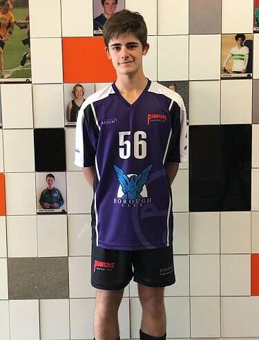 CONGRATULATIONS: Ben Tsaptsalis has been named in the Victorian Country for the Australian junior volleyball championships.
