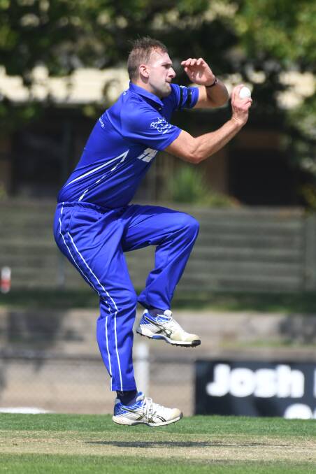 PACE: Daniel McDonald will return to the Golden Point bowling attack to face Buninyong on Saturday. Picture: Kate Healy
