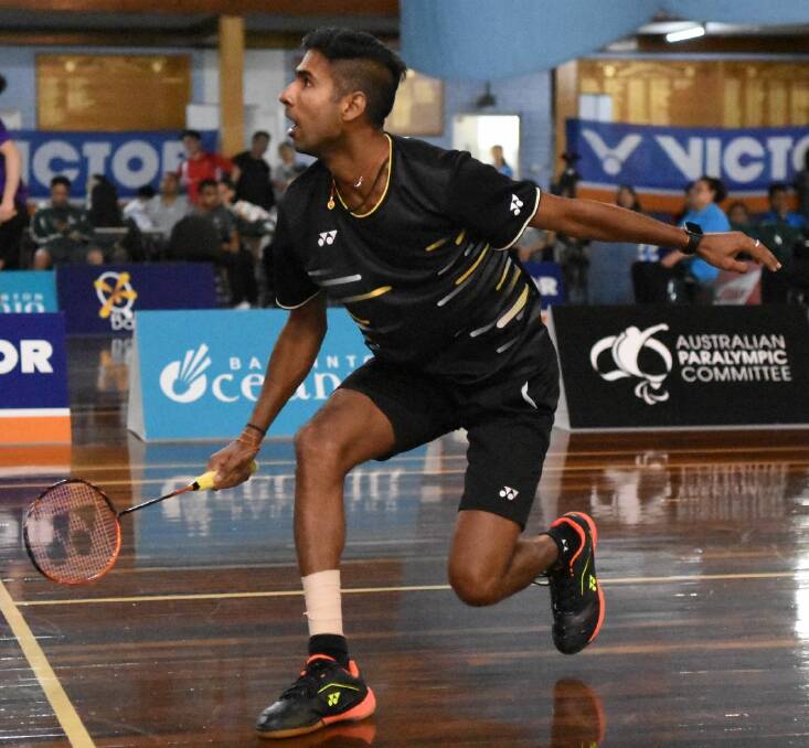 TITLE DEFENCE: New Zealand's Abhinav Manota at the 2020 VICTOR Oceania Championships in Ballarat. Picture: Badminton Australia