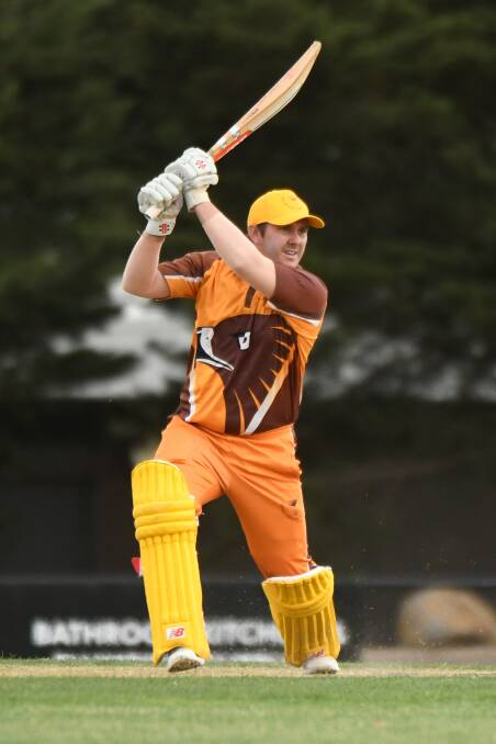 TOP TWO: Tristan Dixon of East Ballarat in action during the 2019 BCA Twenty20 Grand Final. Picture: Adam Trafford