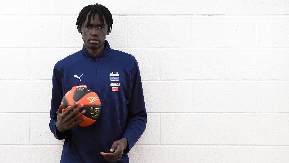 CALL UP: Miners' big man Deng Acuoth has signed with the South East Melbourne Phoenix for the upcoming NBL season.