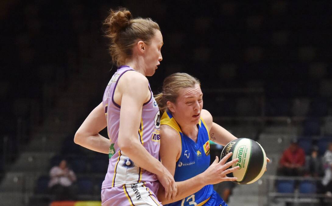 FINDING FORM: Wehrung scored 16-points in the first of her side's two-game double-header on the weekend. Picture: Bendigo Advertiser