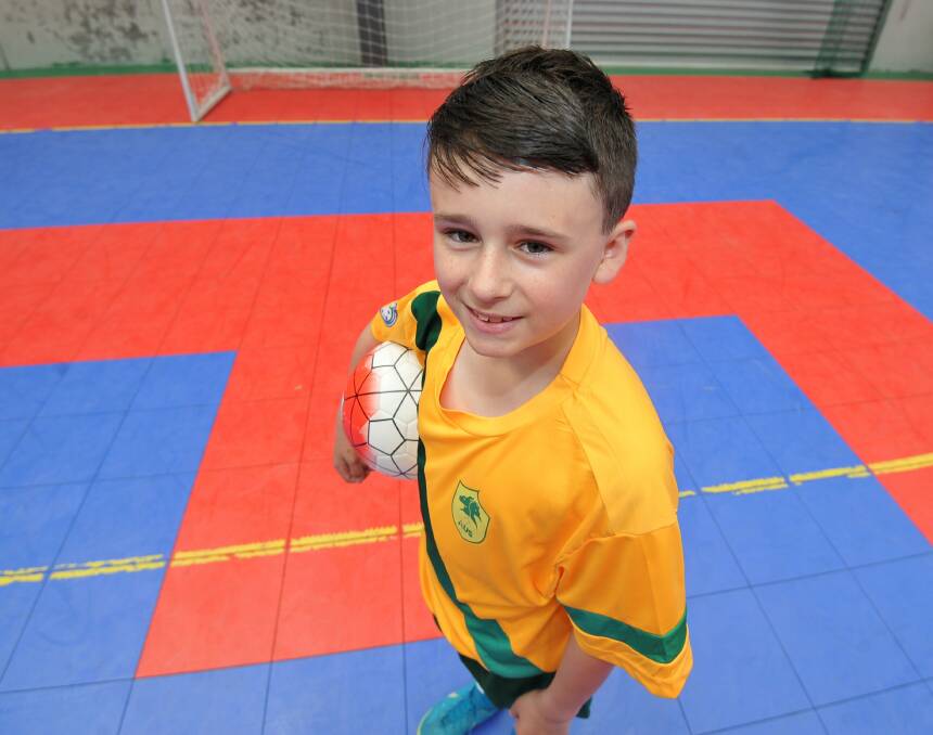 PRODIGY: Outdoor soccer is the next step for Lincoln Chetcuti. Picture: Lachlan Bence