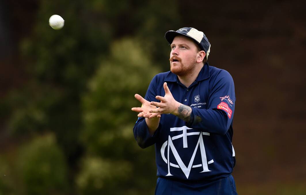 A CATCH: Former Mt Clear batsman Dylan Achison will look to write a new chapter with North Ballarat in the upcoming BCA campaign. Picture: Adam Trafford