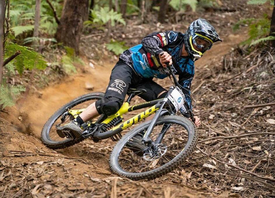 LIVING THE DREAM: Ballarat's Darcy Coutts has wrapped up another big year on the European downhill circuit. Picture: Supplied 