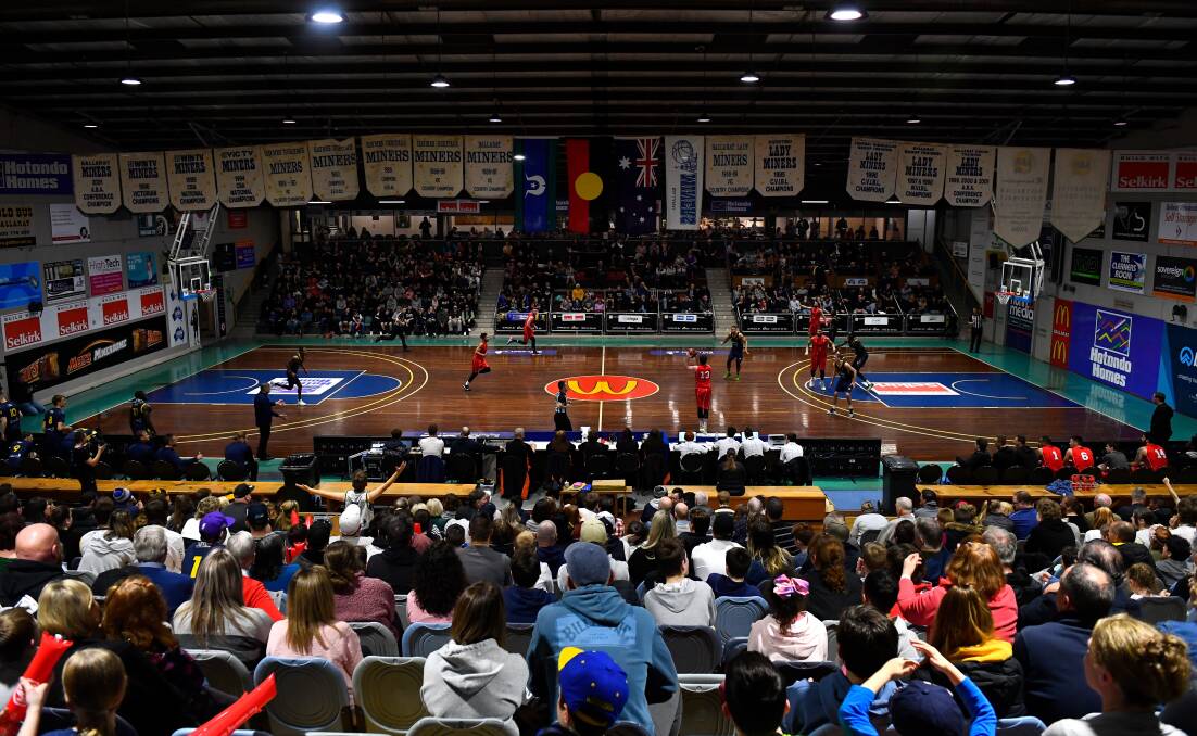 GOOD NEWS: Basketball Ballarat chief executive Peter Eddy said rules around enclosed spaces are likely to be changed. Picture: Adam Trafford