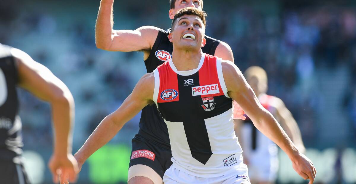 BREAKOUT: Rowan Marshall polled 152 votes to finish second in the St Kilda best and fairest voting. Picture: 152 votes