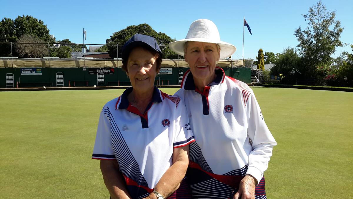 DREAM TEAM: Central Wendouree's Joy Adams and Margaret O'Meara are pairs premiers. Picture: supplied