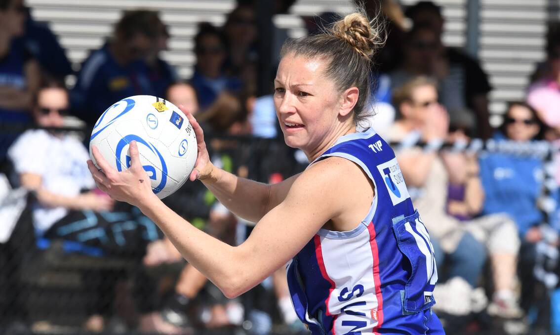 CONGRATULATIONS: Sunbury's Lauren Gilchrist celebrated her 350th game as a Lions in her side's win over Ballarat on Saturday. Picture: Kate Healy