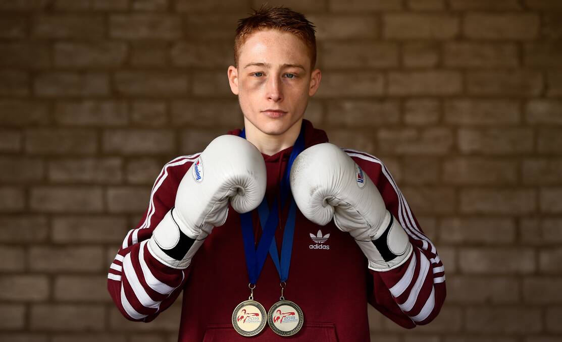 REPEAT: Jack Denahy has clinched the elite men's national boxing championship for the second straight year. Picture: Adam Trafford