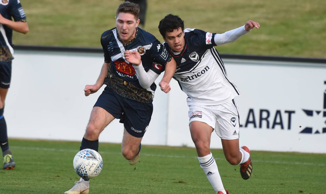 GOING THE DISTANCE: Ballarat City have escaped with a point after playing Melbourne Victory to a standstill.