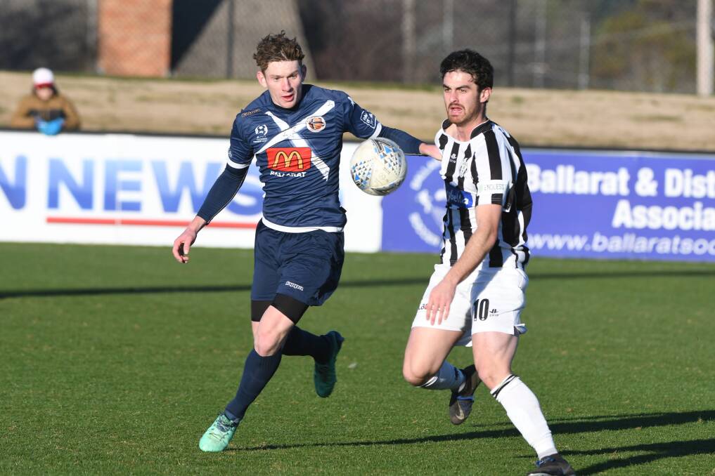 HOMEGROWN: Alex Baker was one of a number of Ballarat players to trial with an A-League club in 2019. Picture: Kate Healy