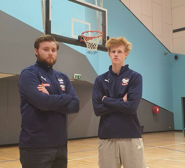 UNCERTAIN: Ballarat Miner youth head coach Ryan McKew and Miners youth player Jeremiah Mackenzie have had their season put on hold. Picture: Kyle Evans