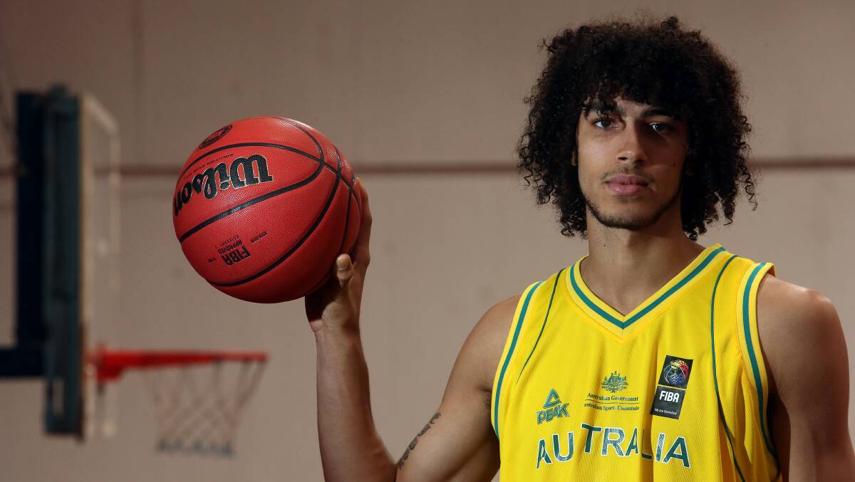 FILLING SHOES: The son of long-time Ballarat Miners player Eric Cooks has been selected into the Australian Boomers world cup squad. 