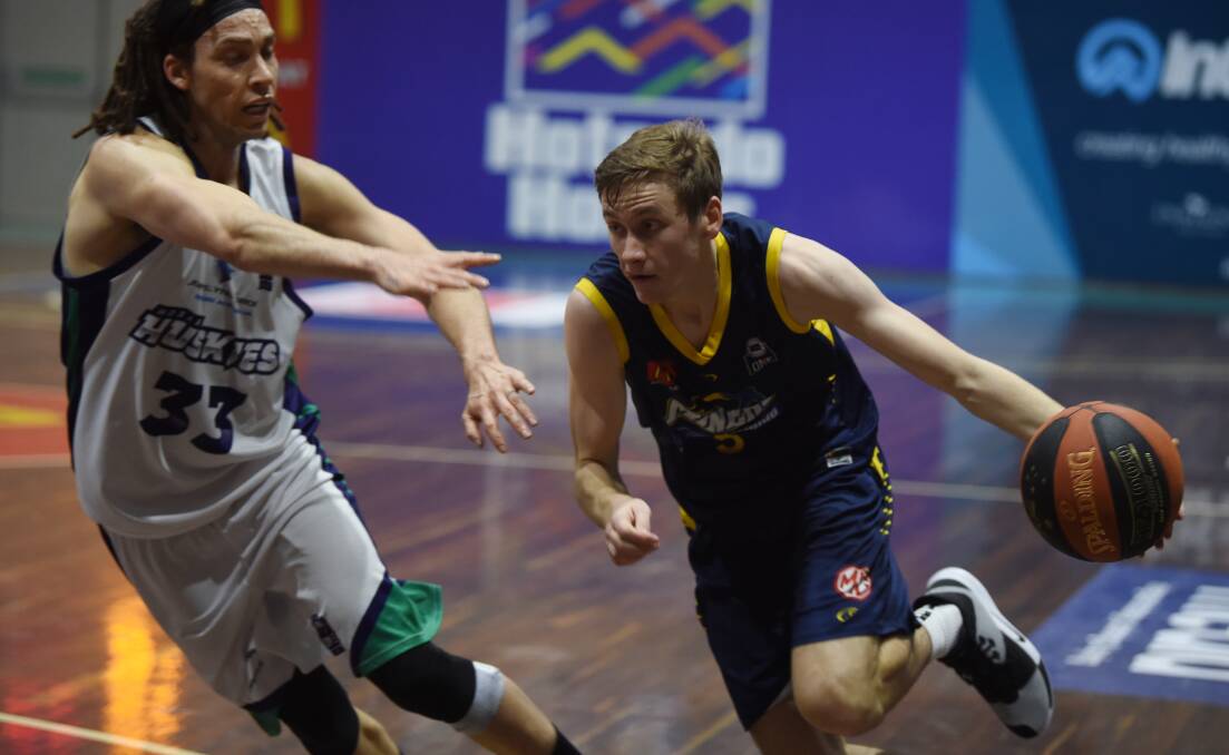 DRIVE: Sam Short averaged 12 points a game for the Ballarat Miners in the 2019 NBL1 season. Picture: Kate Healy