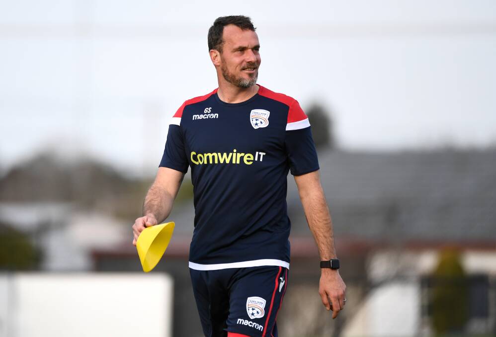Adelaide United assistant coach Gerald Sibon.