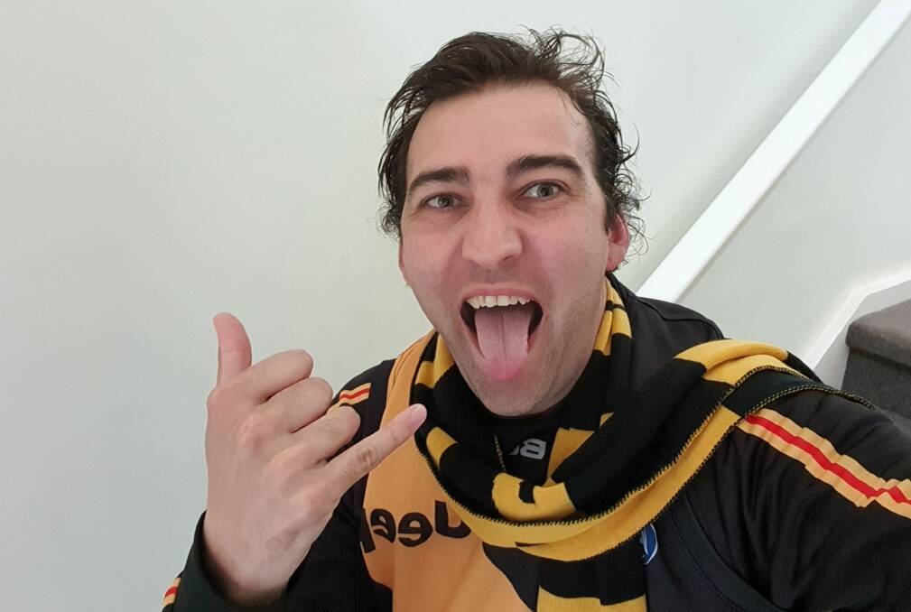 Afl Grand Final 2020 Richmond V Geelong Footy Fans Kyle Evans And