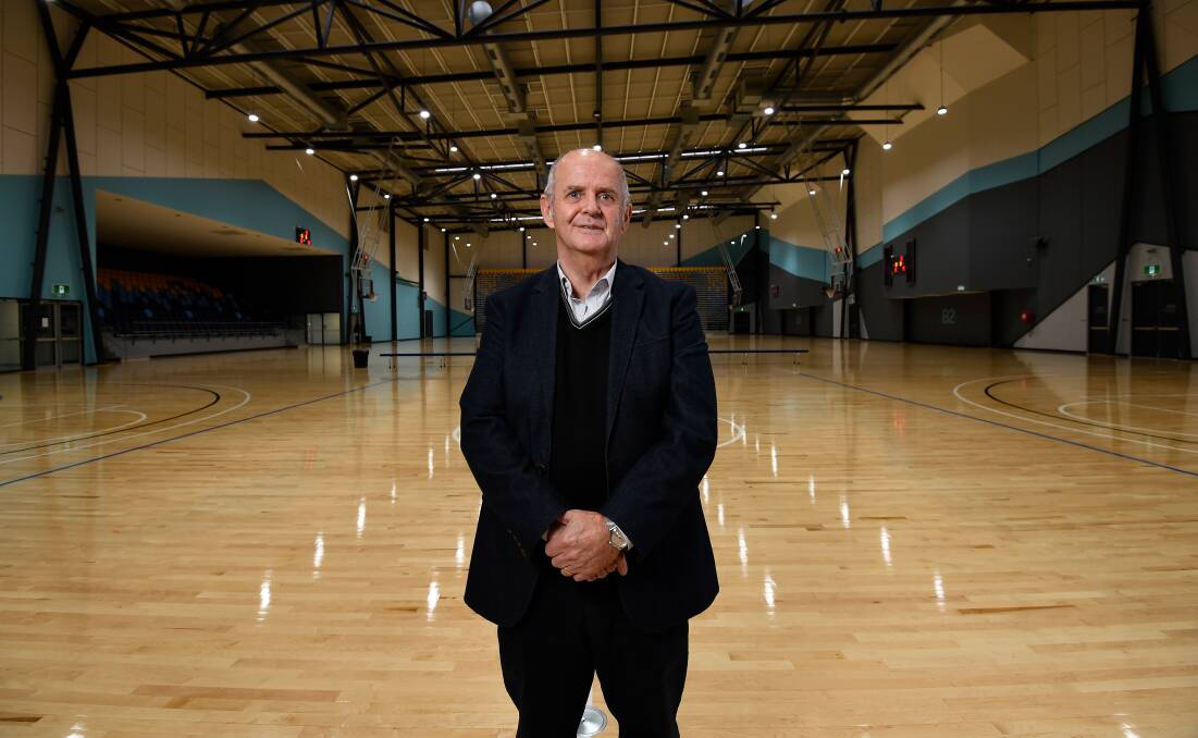 SAFE: Basketball Ballarat chief executive Peter Eddy says Ballarat indoor sporting facilities are large enough to provide safe social distancing. Picture: Kate Healy