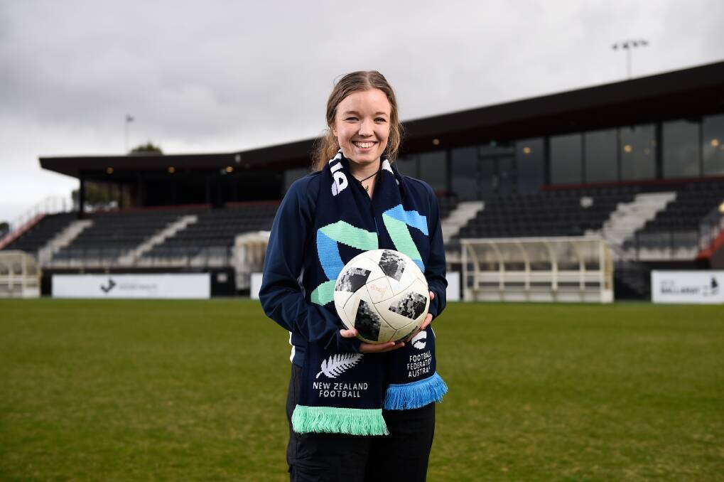 ALL SMILES: Lauren Riddel wants to see Ballarat be a base for the 2023 FIFA Women's World Cup. Picture: Adam Trafford