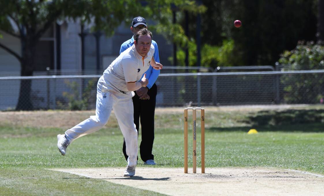 SPIN: Tristan Dixon of East Ballarat will be vying for early wickets against Mt Clear at Russell Square on Saturday.
