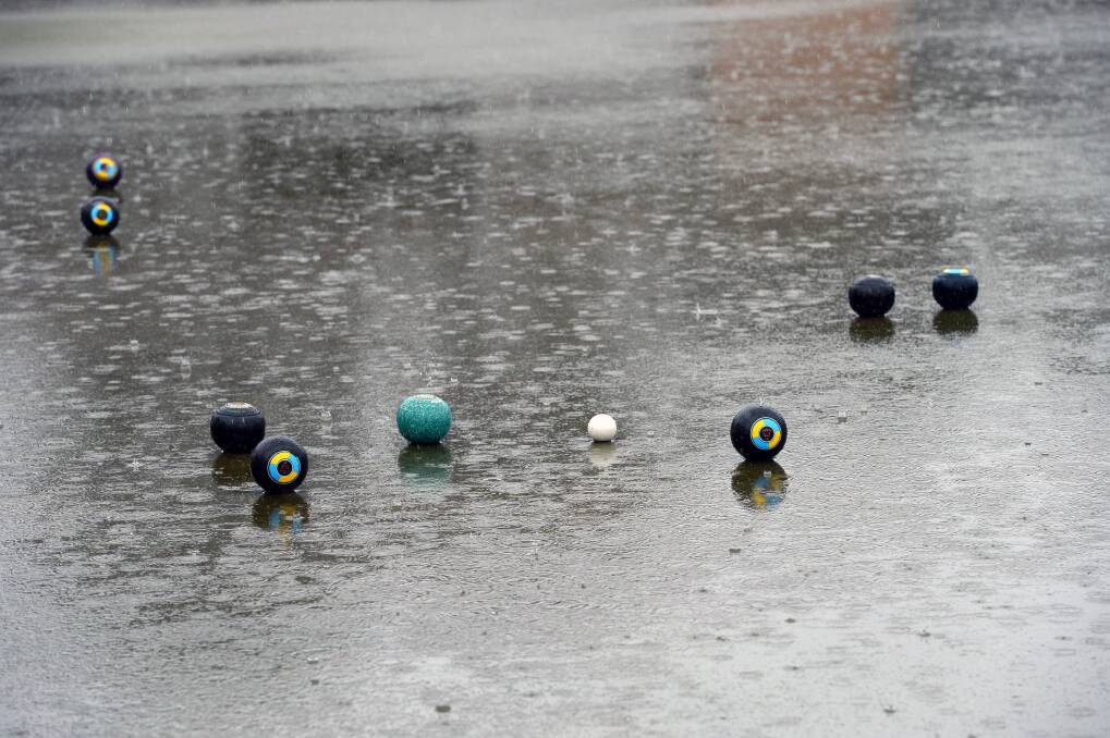 RAIN WINS AGAIN: Rain has washed out all pennant bowls matches for a second straight week.