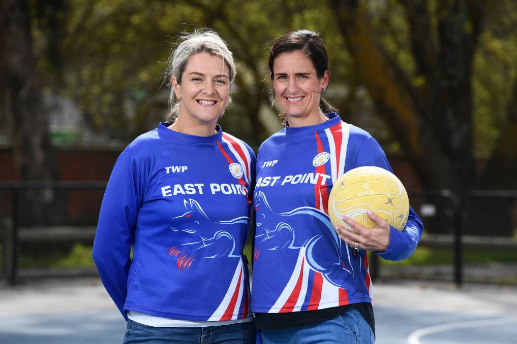 ONE MORE: East Point players Emma Farrell and Marcelle Geljon will retire after Saturday's grand final against East Point. Picture: Adam Trafford