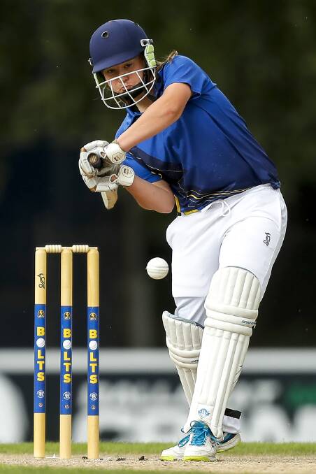 YOUNG GUN: Opener Lillee Barendsen has scored over 50 runs for the Bolts three times this season. Picture: Dylan Burns