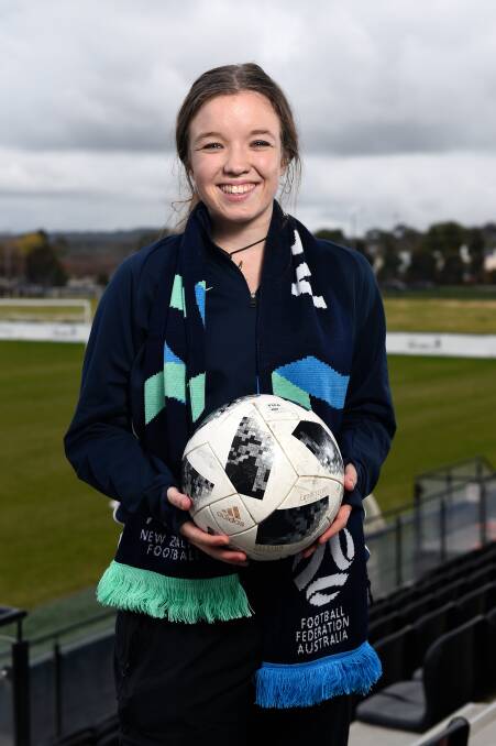 LEADING CHARGE: Ballarat's Lauren Riddel is a community bid ambassador for the 2023 Women's World Cup. Picture: Adam Trafford 