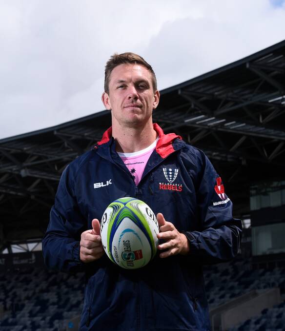 READY: Rebels captain Dane Haylett-Petty said a win in Ballarat could set the tone for the Melbourne Rebels' season. Picture: Adam Trafford