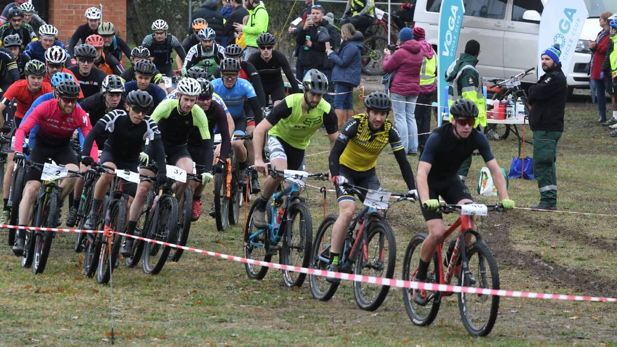 WET AND WILD: 170 riders competed in the Mountain Bike Australia National Cup Event - The Brackenbury on Saturday. Photo: Kate Healy